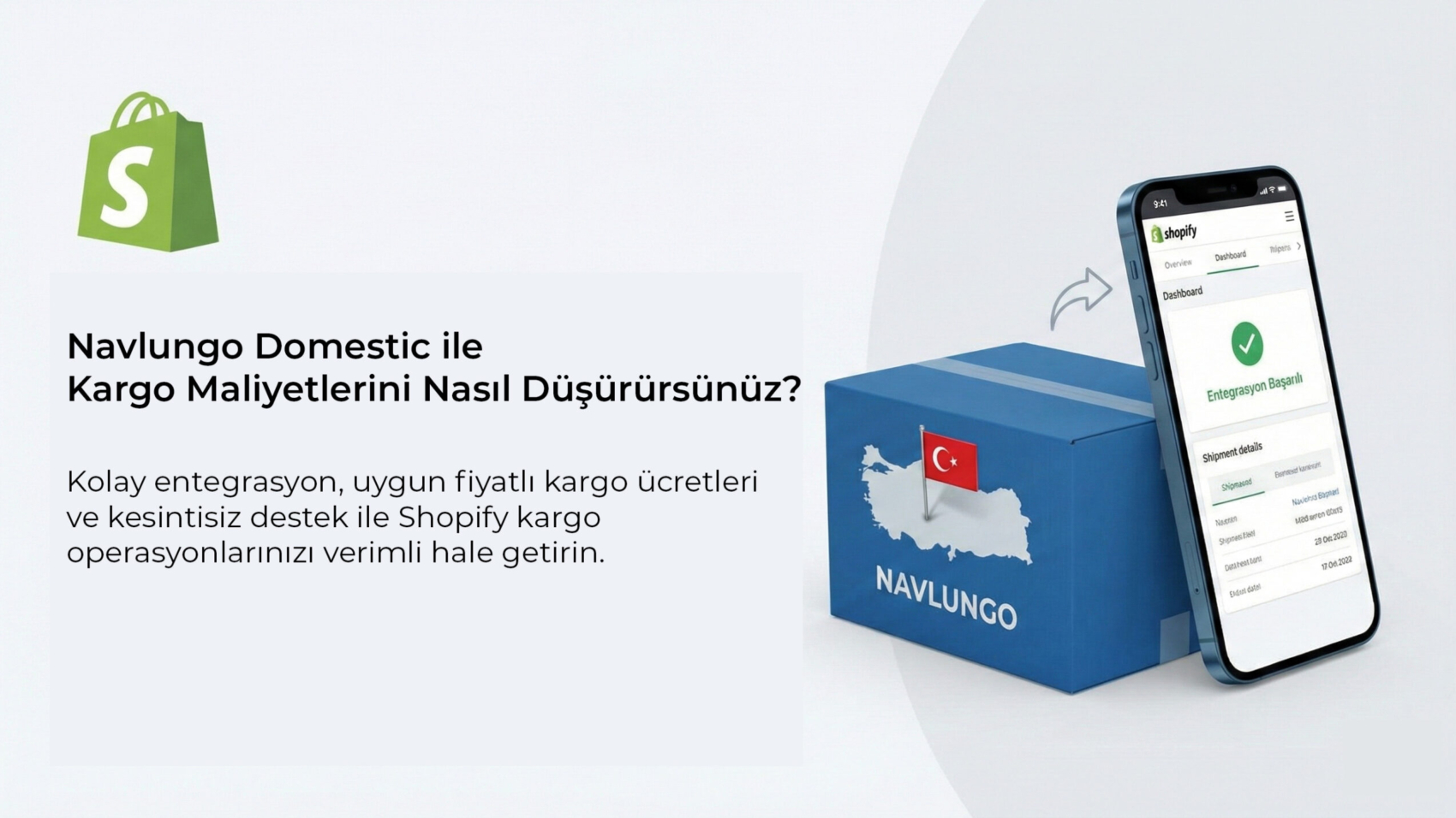 Navlungo ve Shopify entegrasyonu ile kargo maliyetlerini düşürün